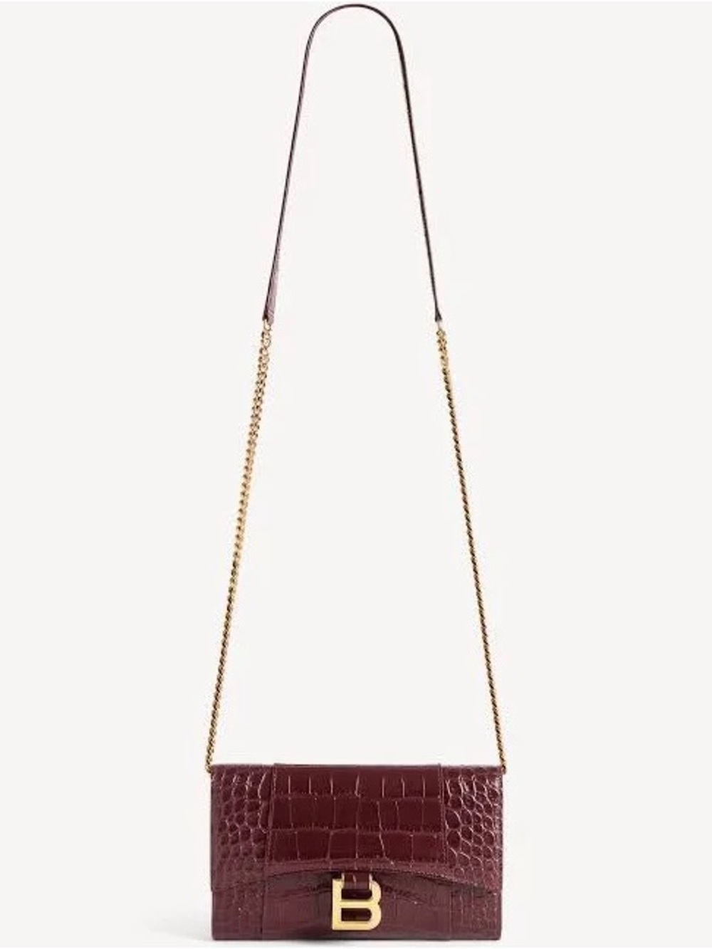 Balenciaga Hourglass Chain Wallet
